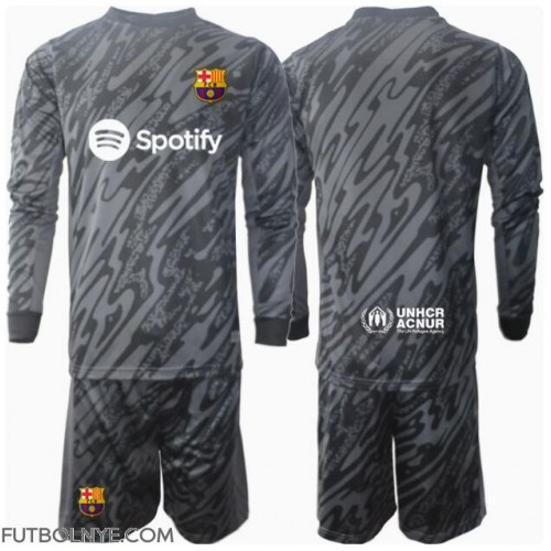 Camiseta Barcelona Portero Tercera Equipación para niños 2024-25 manga larga (+ pantalones cortos)